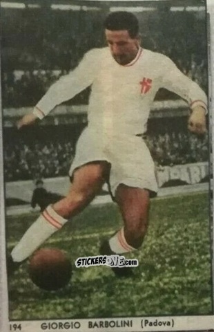 Sticker Giorgio Barbolini - I Calciatori di Serie A 1959-1960 Album N.1
 n. 194 - S.E.S.S.
