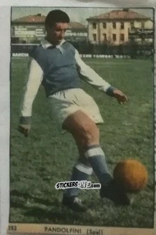 Sticker Egisto Pandolfini - I Calciatori di Serie A 1959-1960 Album N.1
 n. 252 - S.E.S.S.
