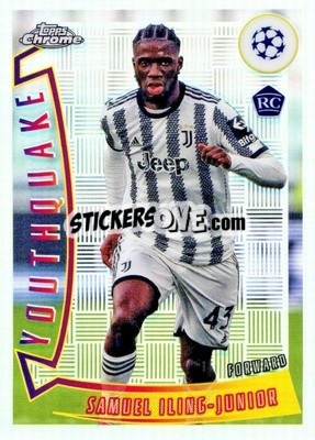 Sticker Samuel Iling-Junior - UEFA Club Competitions Chrome 2022-2023
 n. YQ-26 - Topps