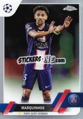 Sticker Marquinhos - UEFA Club Competitions Chrome 2022-2023
 n. 180 - Topps