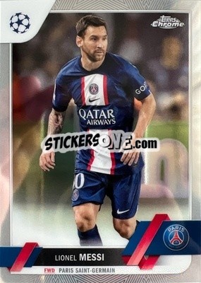 Cromo Lionel Messi - UEFA Club Competitions Chrome 2022-2023
 - Topps