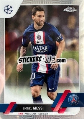 Sticker Lionel Messi - UEFA Club Competitions Chrome 2022-2023
 n. 1 - Topps