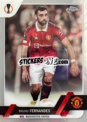 Sticker Bruno Fernandes - UEFA Club Competitions Chrome 2022-2023
 n. 8 - Topps