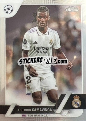 Sticker Eduardo Camavinga - UEFA Club Competitions Chrome 2022-2023
 n. 12 - Topps