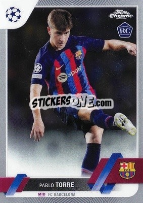 Sticker Pablo Torre - UEFA Club Competitions Chrome 2022-2023
 - Topps