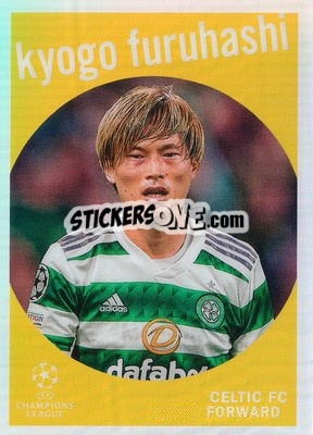 Sticker Kyogo Furuhashi - UEFA Club Competitions Chrome 2022-2023
 n. 59-6 - Topps