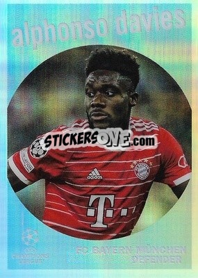 Sticker Alphonso Davies - UEFA Club Competitions Chrome 2022-2023
 n. 59-11 - Topps