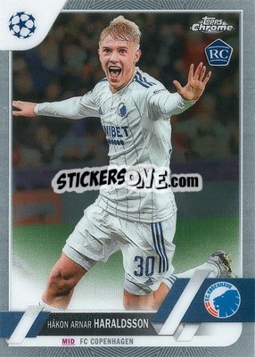 Sticker Hakon Arnar Haraldsson - UEFA Club Competitions Chrome 2022-2023
 - Topps