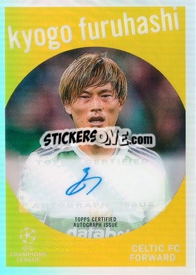 Sticker Kyogo Furuhashi - UEFA Club Competitions Chrome 2022-2023
 - Topps