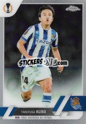 Sticker Takefusa Kubo - UEFA Club Competitions Chrome 2022-2023
 n. 112 - Topps