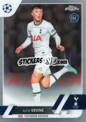 Sticker Alfie Devine - UEFA Club Competitions Chrome 2022-2023
 n. 129 - Topps