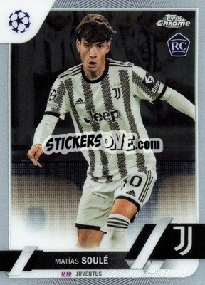 Sticker Matias Soule - UEFA Club Competitions Chrome 2022-2023
 n. 147 - Topps