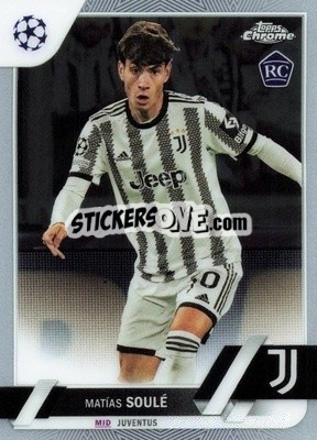 Sticker Matias Soule - UEFA Club Competitions Chrome 2022-2023
 - Topps