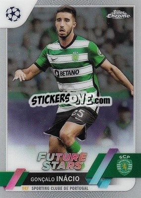 Sticker Goncalo Inacio - UEFA Club Competitions Chrome 2022-2023
 n. 160 - Topps