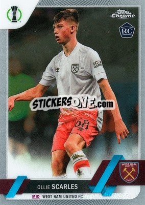 Sticker Ollie Scarles - UEFA Club Competitions Chrome 2022-2023
 - Topps