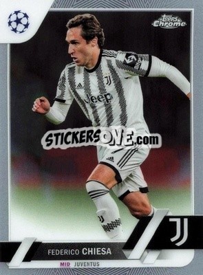 Sticker Federico Chiesa - UEFA Club Competitions Chrome 2022-2023
 - Topps