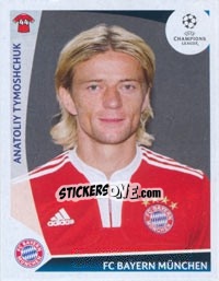 Sticker Anatoliy Tymoshchuk - UEFA Champions League 2009-2010 - Panini