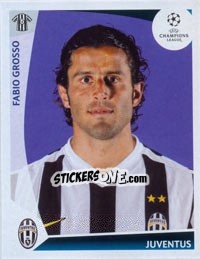 Sticker Fabio Grosso - UEFA Champions League 2009-2010 - Panini