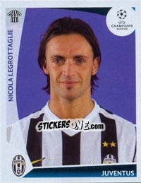 Figurina Nicola Legrottaglie - UEFA Champions League 2009-2010 - Panini