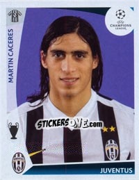Sticker Martin Caceres - UEFA Champions League 2009-2010 - Panini
