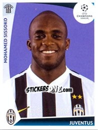 Sticker Mohamed Sissoko - UEFA Champions League 2009-2010 - Panini