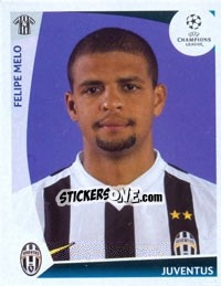 Sticker Felipe Melo - UEFA Champions League 2009-2010 - Panini