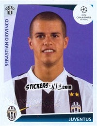 Sticker Sebastian Giovinco - UEFA Champions League 2009-2010 n. 34 - Panini