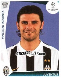 Cromo Vincenzo Iaquinta - UEFA Champions League 2009-2010 - Panini