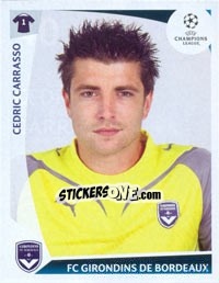 Sticker Cedric Carrasso - UEFA Champions League 2009-2010 - Panini