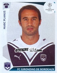 Cromo Marc Planus - UEFA Champions League 2009-2010 - Panini