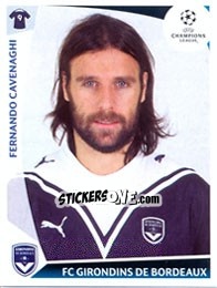 Sticker Fernando Cavenaghi - UEFA Champions League 2009-2010 - Panini