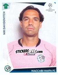 Sticker Nir Davidovitch - UEFA Champions League 2009-2010 - Panini