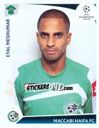 Sticker Eyal Meshumar - UEFA Champions League 2009-2010 - Panini