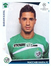 Cromo Baram Kayal - UEFA Champions League 2009-2010 - Panini