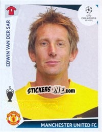 Cromo Edwin van der Sar - UEFA Champions League 2009-2010 - Panini