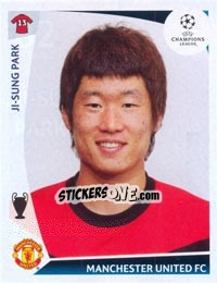 Sticker Ji-Sung Park - UEFA Champions League 2009-2010 n. 82 - Panini
