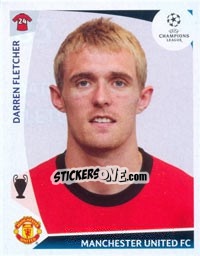 Sticker Darren Fletcher - UEFA Champions League 2009-2010 - Panini