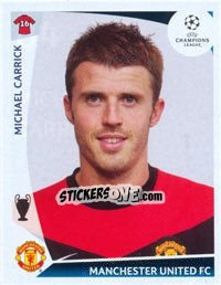 Sticker Michael Carrick - UEFA Champions League 2009-2010 n. 84 - Panini