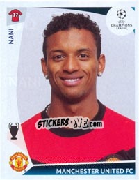 Sticker Nani - UEFA Champions League 2009-2010 n. 86 - Panini