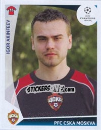 Sticker Igor Akinfeev - UEFA Champions League 2009-2010 n. 91 - Panini