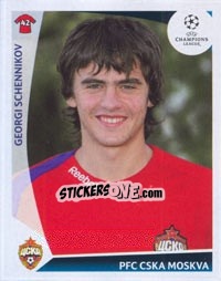 Cromo Georgi Schennikov - UEFA Champions League 2009-2010 - Panini