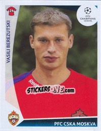 Sticker Vasili Berezutski - UEFA Champions League 2009-2010 - Panini