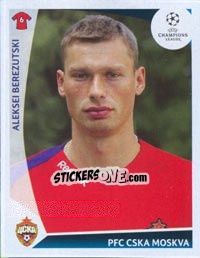 Sticker Aleksei Berezutski - UEFA Champions League 2009-2010 - Panini