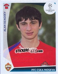 Sticker Alan Dzagoev - UEFA Champions League 2009-2010 n. 102 - Panini