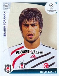 Cromo Ibrahim Toraman - UEFA Champions League 2009-2010 - Panini