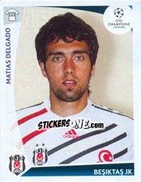 Sticker Matias Delgado - UEFA Champions League 2009-2010 - Panini