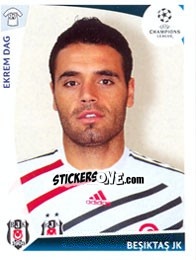 Cromo Ekrem Dag - UEFA Champions League 2009-2010 - Panini