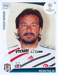 Cromo Yusuf Simsek - UEFA Champions League 2009-2010 - Panini