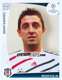 Sticker Nihat Kahveci - UEFA Champions League 2009-2010 - Panini