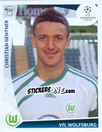 Sticker Christian Gentner - UEFA Champions League 2009-2010 n. 132 - Panini